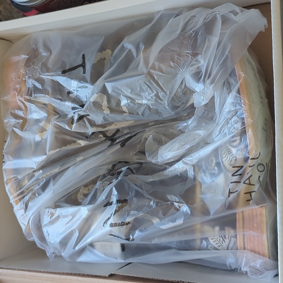 TIN HAUL "Golden Horns" cowgirl western boots square toe "what the fox" sole 7.5 - Picture 16 of 16